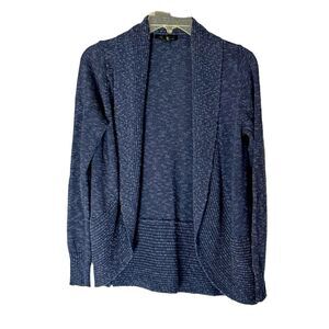 Kenneth Cole New York | Women’s Open Front Shawl Navy Blue Sweater Cardigan